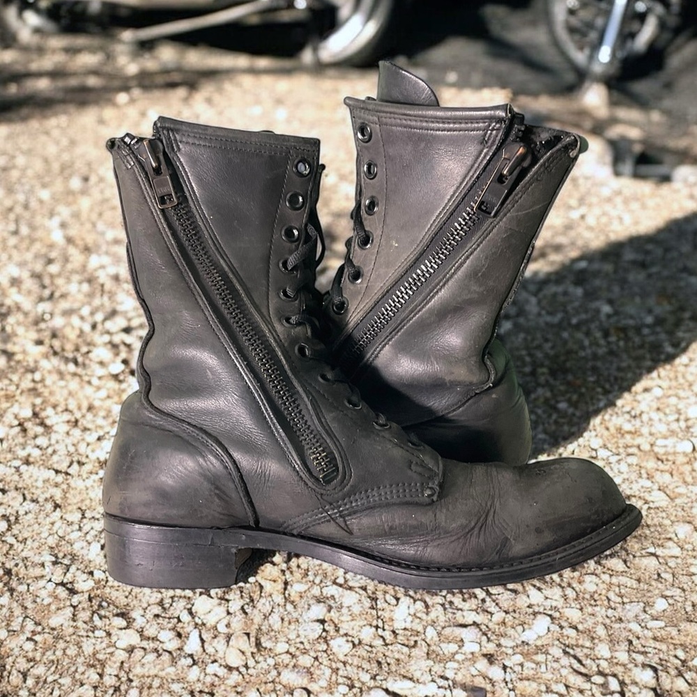 🌺Vintage Harley Davidson Riding Boots - Picture 2 of 14